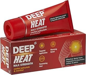 – Deep Heat Maximum Strength, Pain Relief Cream for Muscular & Rheumatic Aches, Pain and Stiffness, 35 g (Pack of 1)