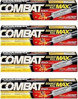 Combat Source Kill Max Roach Killing Gel, 60 Grams (Pack of 4) , Combat-fj3g