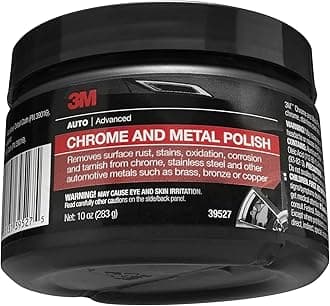 Chrome and Metal Polish, 39527, 10 oz, Used on Wheels, Trim and Bumpers, for Automotive