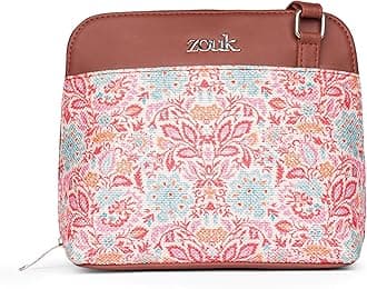 ZOUK Printed Vegan Leather Out Of Office Sling Bag With Adjustable Strap For Women's Girls