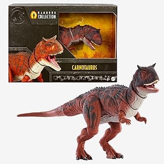 Jurassic World Fallen Kingdom Hammond Collection Dinosaur Action Figure, Carnotaurus Dino Toy with Articulation & Glass Eyes, 17-inch