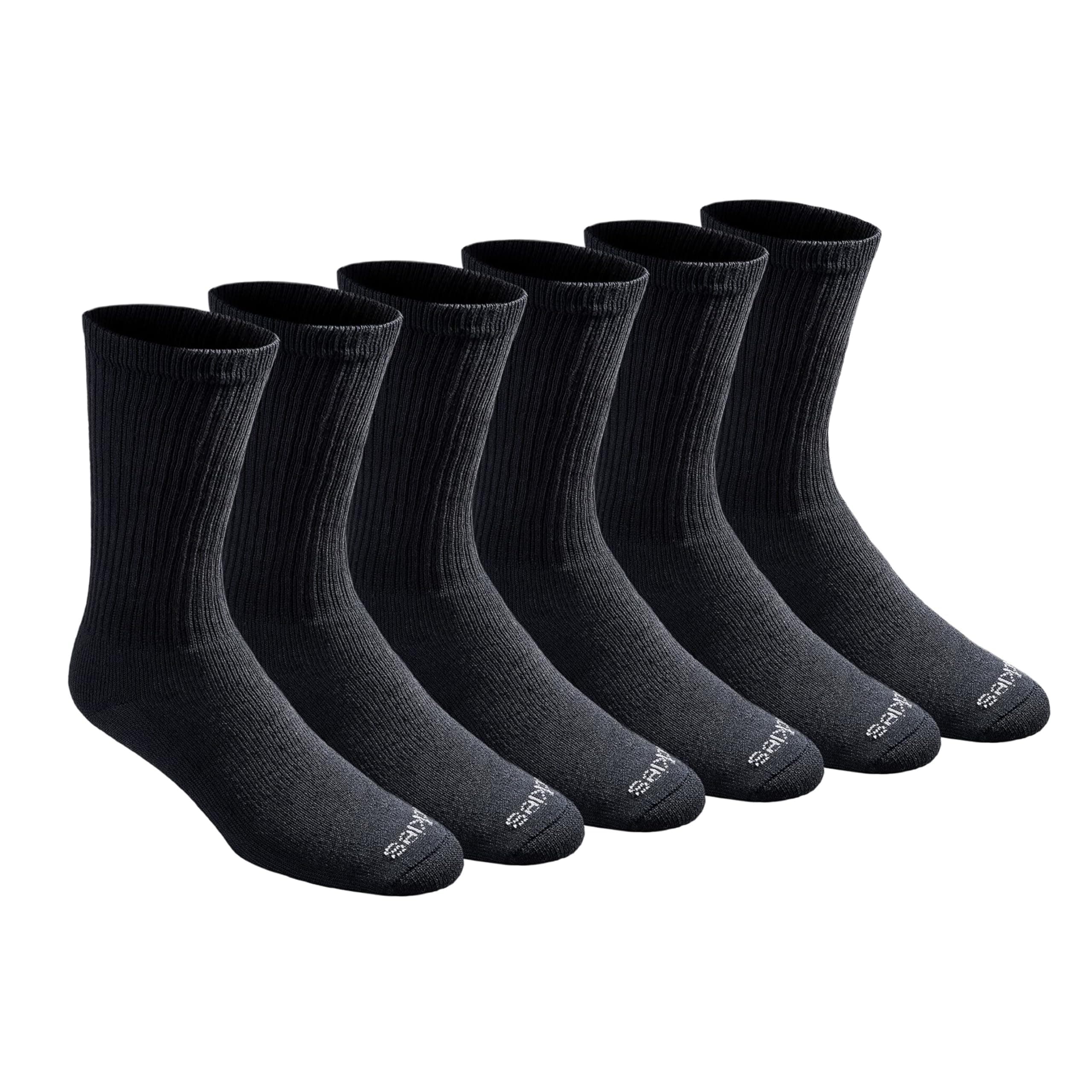 Cherokee mens Multi-pack Dri-tech Moisture Control Crew Socks Socks (pack of 6)