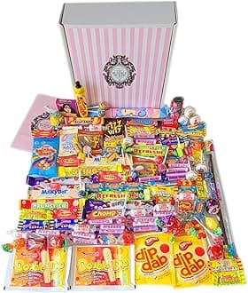 Bumbledukes Great British Sweets Selection Gift Box, Contemporary Candies, Retro Sweets & Chocolate - Birthday, Easter Sweeties Present