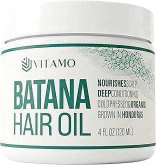 100% Organic, Raw Batana oil for Hair Growth | Natural Cold Press Extraction Method | Dr Sebi Scalp Care Hair Shine treatment for Men & Women | No Burnt Smell