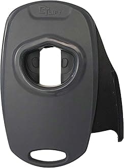 Draft Top Lift Universal Can Opener - Smooth Edge Aluminum Can Lid Remover For Beer, Cocktails, & Soda - Ideal For Tailgating & Garnishes, As Seen On Shark Tank, Made In The USA, Black & Grey