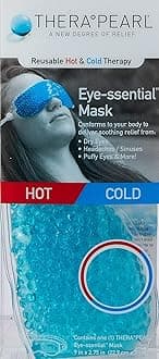Cooling & Heating Compress For Headache, Dry, Puffy, Itchy Eyes - Soothing Relief Tool For Eye Comfort & Facial Care, 1 Mask