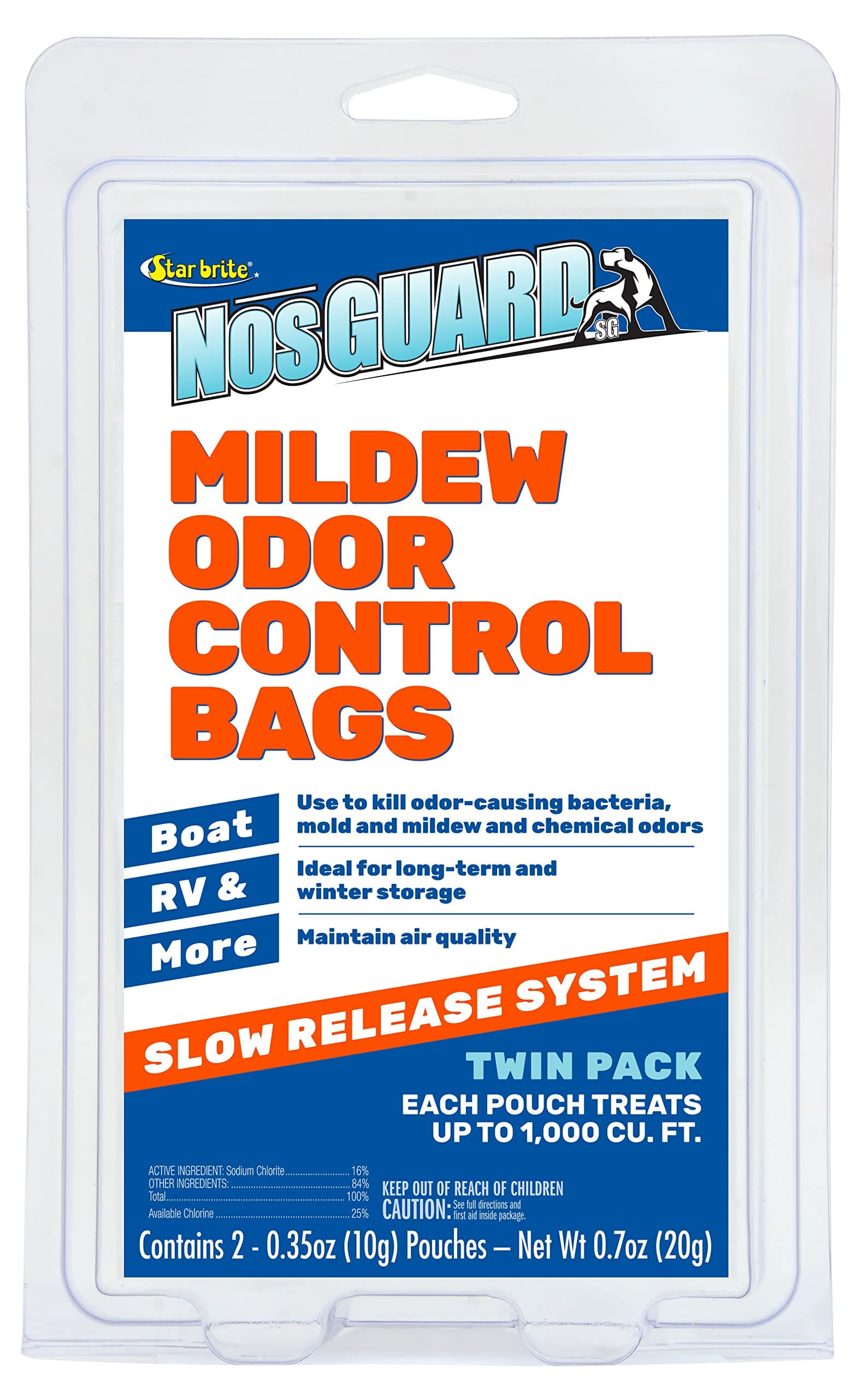 SG Mildew Odor Control Bags (2-Pack)
