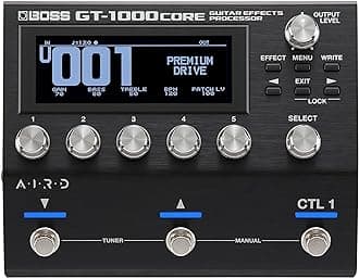 BOSS GT-1000CORE | Compact Guitar Effects Processor | Class-Leading Sound Quality | Ultra-Versatile Guitar Amps Crafted with AIRD | Premium Onboard Effects | Built-in Bluetooth | I/O Features