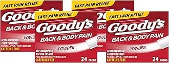 Back and Body Pain Relief Powder, 24 ct (Pack of 4)