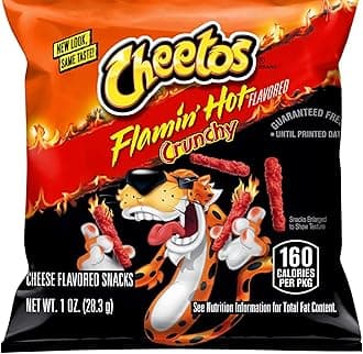 Cheetos Flamin hot Crunchy Puffs(pack), 1 count