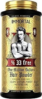 Immortal NYC 'The One In A Million Dollars (Unique Fragranced) TEXTURE/VOLUME POWDER- Extra Strong Flexible Hold - Natural Look - 0.7oz/20gr