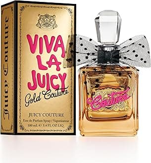 Viva La Juicy Gold Eau De Parfum, Women's Perfume with Notes of Luscious Berry, Jasmine Sambac & Vanilla Cream - Fruity & Sweet, EDP Spray