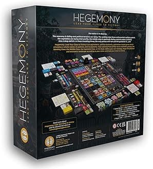 Hegemony: Lead Your Class to Victory - Unique Asymmetric Card Driven Game, Political Economic Board Game, Ages 14+, 2-4 Players