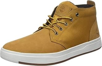 Timberland Mens Davis Square Mixed-Media Chukka Sneaker