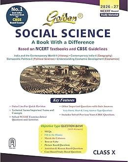 New Age International Publisher Golden Social Science (History, Geography, Civics And Economics): Based On New Ncert For Class- 10 (For Cbse 2024 Board Exams, Includes Objective Type Question Bank)