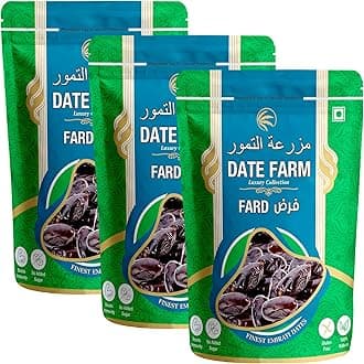 DATE FARM Fard Luxury Emirati,100% Natural Khajur,Boosts Immunity, No Added Sugar, Arabian (500x3) gm (Pack of 3)