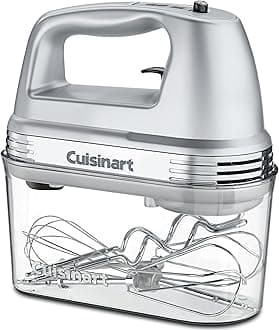 Cuisinart Power Advantage Plus 9-Speed Hand Mixer with Storage Case 8.5 x 3.9 x 8.9 inches Metallic HM-90BCS