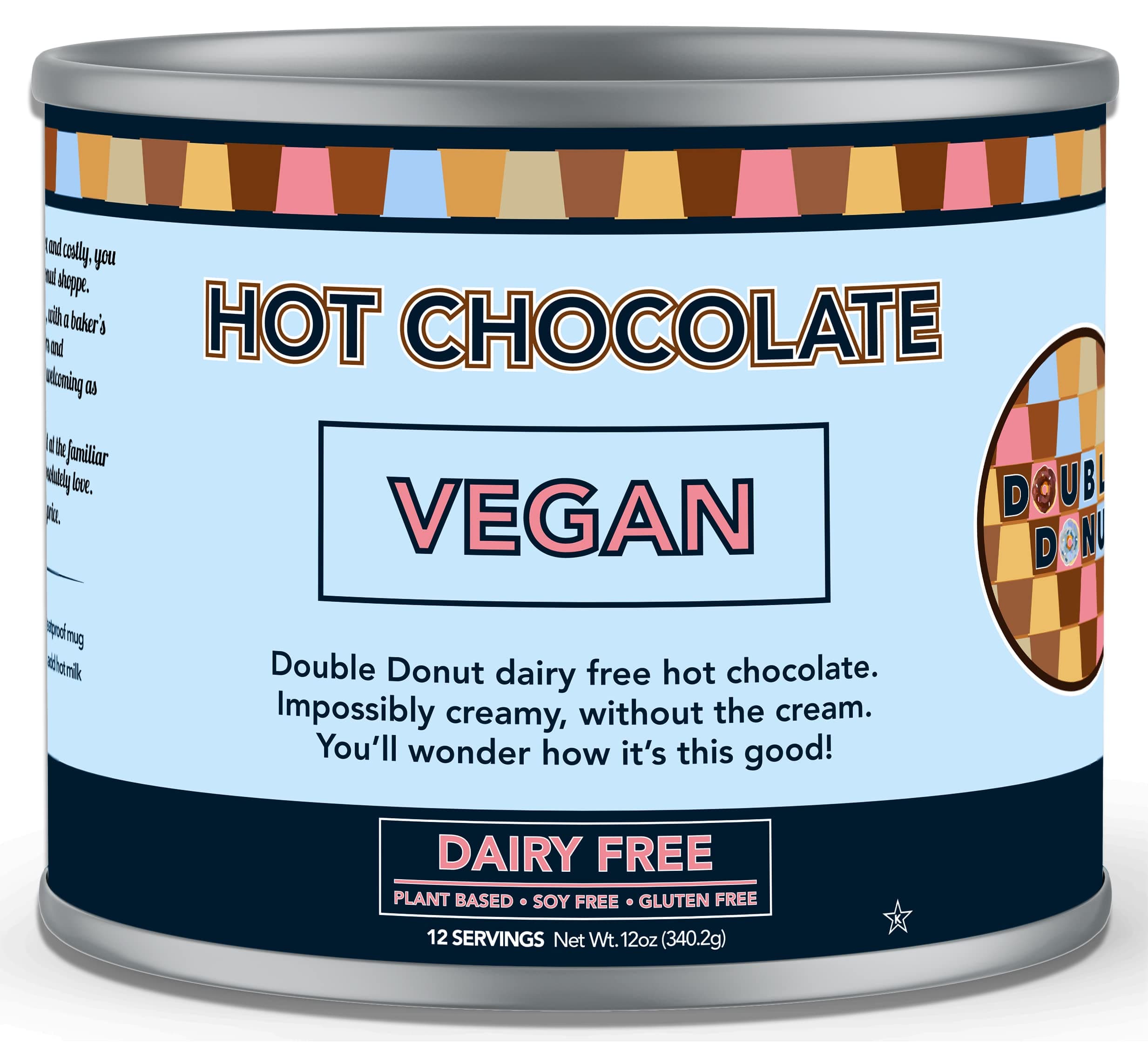 Double Donut Vegan Hot Chocolate