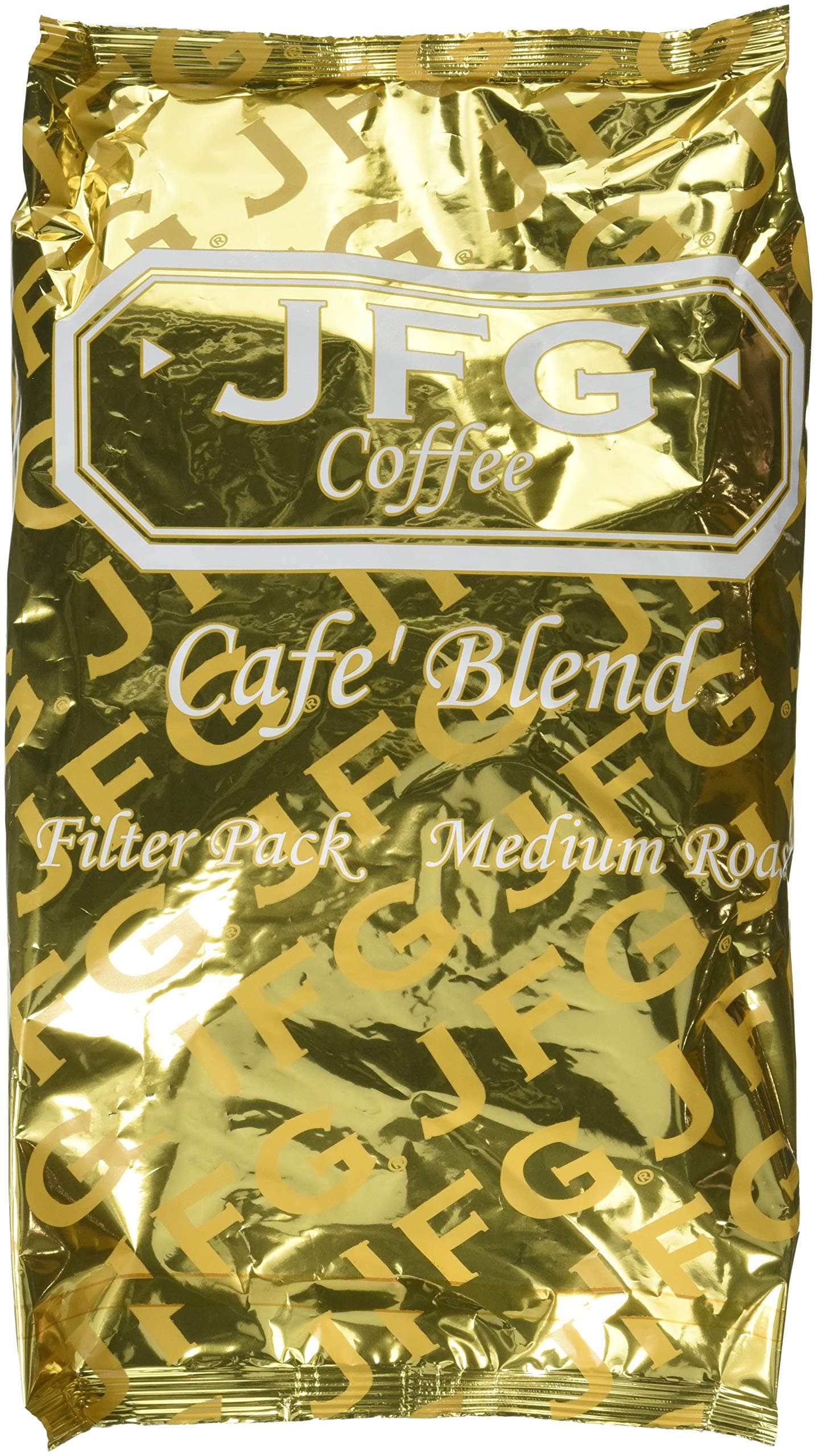 JFG Medium Roast Coffee Cafe Blend - Filter Pack, 1.3 Ounce - 42 per case.