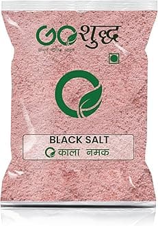 Goshudh Black Salt (Kala Namak) (750gm, Black Salt (Kala Namak))