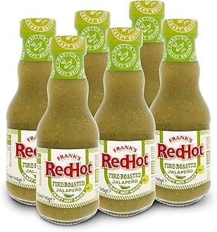 Fire-Roasted Jalapeño Craft Hot Sauce 135 ML | Pack of 6 | Smokey Fiery Hot Chilli Sauce | Use as Condiment | For Veg & Non-Veg Cuisine | Perfect for Grilled Chicken, Nachos and Tacos