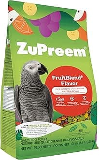 Fruitblend Flavor with Natural Flavors Avian Diets Medium & Large Bird Food 1.6-Kg, All Life Stages