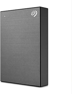 Seagate One Touch with password, 4TB, portable external hard drive, PC, Notebook & Mac, USB 3.0, Space Gray (STKZ4000404)