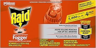Raid Concentrated Fogger 1.5 Oz - 4 Pack