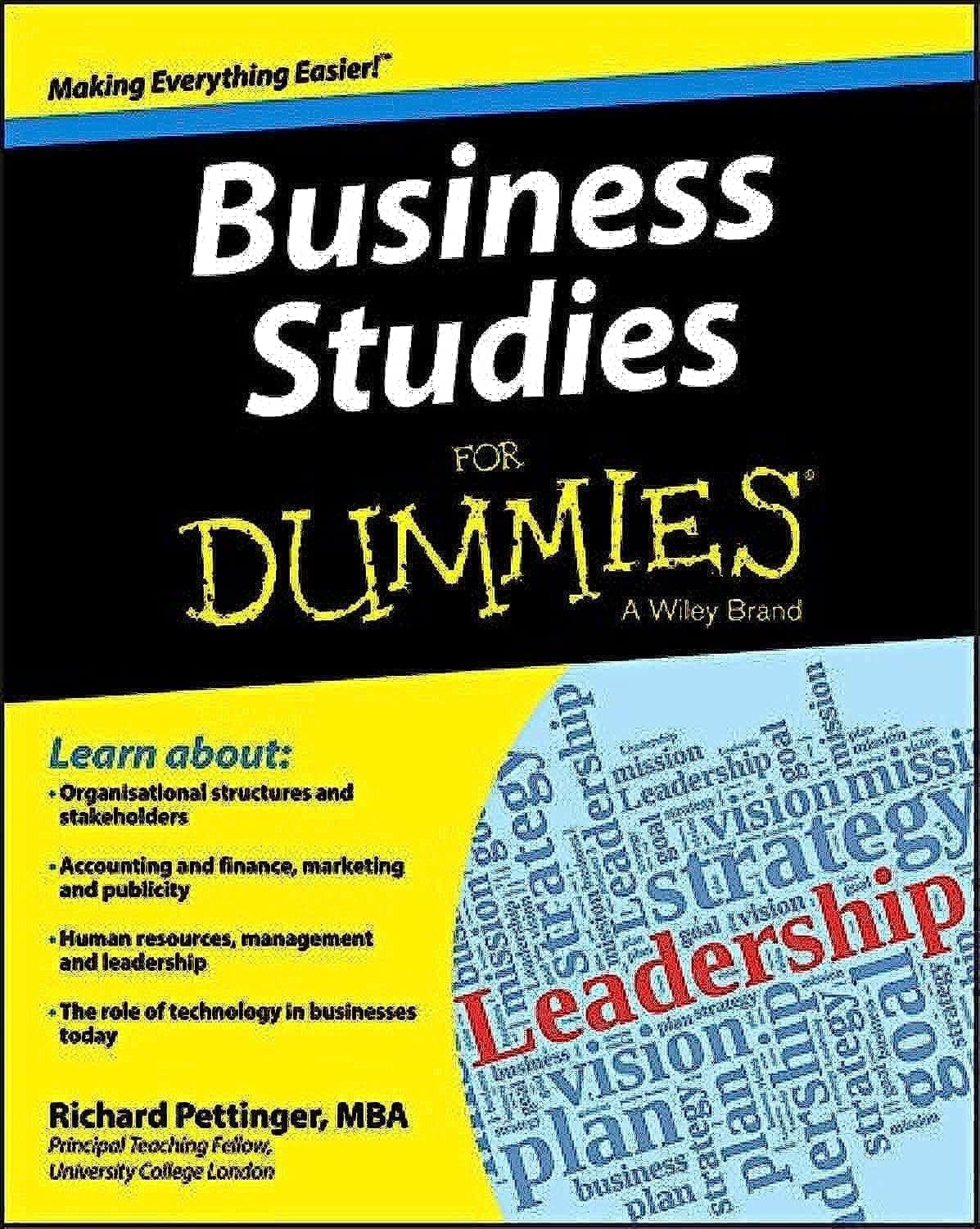 Business Studies For Dummies