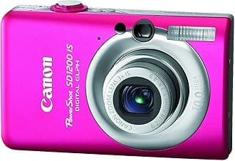 Canon PowerShot SD1200IS 10 MP Digital Camera with 3x Optical Image Stabilized Zoom and 2.5-inch LCD (Pink/Red)