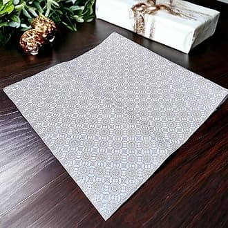 LA TROVE Colourful Gift Wrapping Paper Sheet For Gift Packing | Gift Wrap Roll, Gift Papers Sheets, Gift Cover Wrapping Paper(Gold Flowers) (Pack 0f 5)