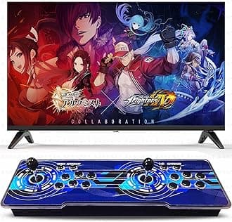 29800 in 1 Pandora's Box Retro Arcade Game Console, 4 Player 3D Magic Modding Game, Search Save Delete Cheats, Favorites List, 128G TF