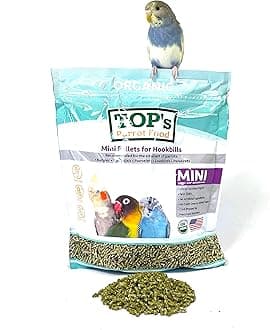 TOPs Parrot Pellets(トップスパロットペレッツ) Mini Pellets for Hookbills(ミニペレッツ) - - - 「セキセイインコ用」「オカメインコ用」「マメルリハインコ用」「ボタンインコ・コザクラインコ用」「パラキート用」