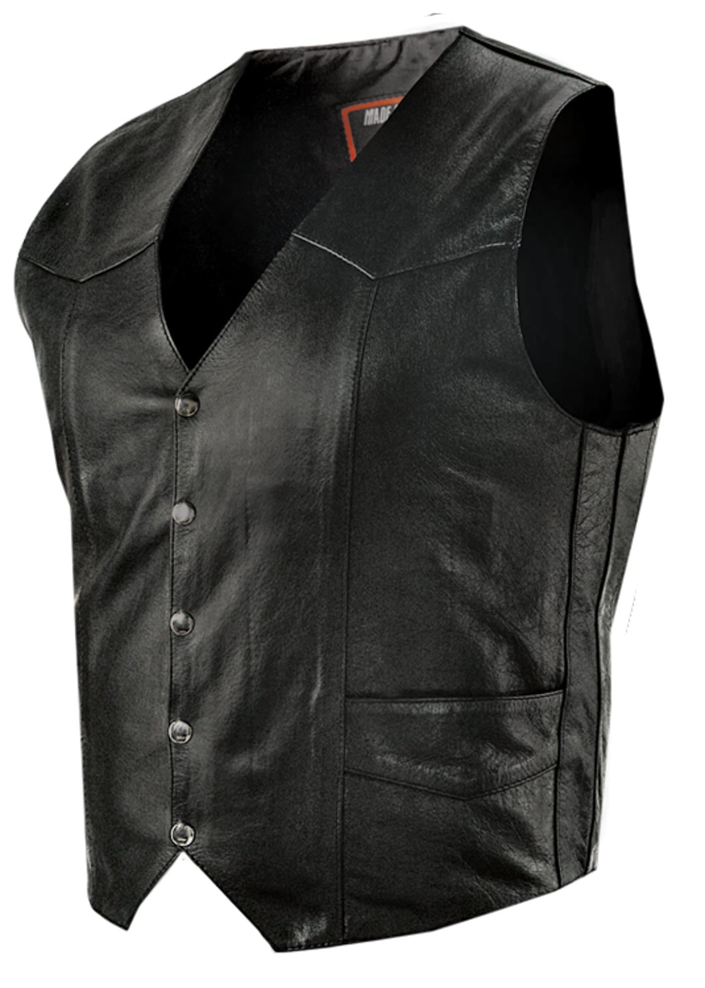 Interstate Leather Men's Basic Vest