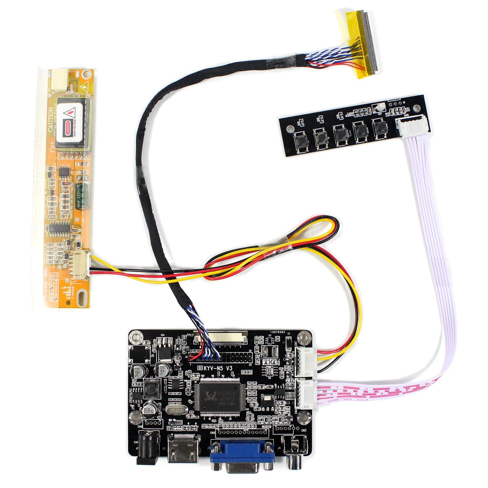 HDMI VGA AV Input LCD Controller Board for 14.1" LP141WX3 15.4" B154EW02 LP154W01 1280x800 30Pins LCD Screen