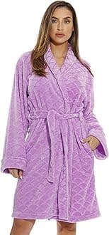 Just Love Printed Plush Robe for Women