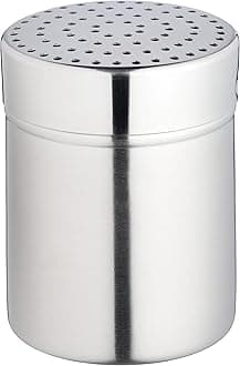 KitchenCraftStainless Steel Medium Hole Shaker and Lid 9cm, Display Boxed