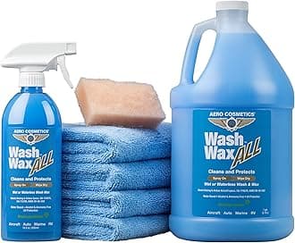 Wet or Waterless Car Wash Wax Kit 144 oz. Aircraft Quality for your Car, RV, Boat, Motorcycle. Guaranteed the Best Waterless Car Wash. Anywhere, Anytime, Home, Office, School, Garage, Parking Lots.