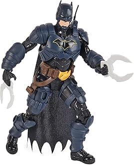 – DC Comics, Batman Adventures, Batman Action Figure with 16 Armour Accessories, 17 Points of Articulation, 30cm, Super Hero Kids’ Toy for Boys and Girls
