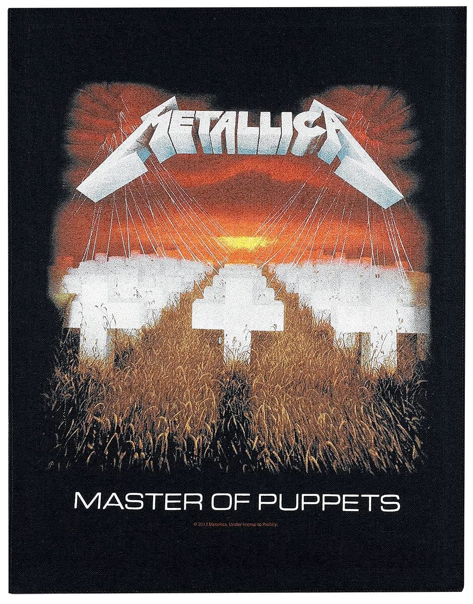 Rocks-off Master of Puppets Backpatch