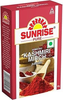 Sunrise Pure Kashmiri Mirch Spice Powder Pouch, 100g