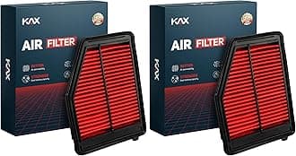 KAX Premium Engine Air Filter, CA11113 Replacement for Acura ILX 2013 2014 2015 2.0L, Honda Civic 2012 2013 2014 2015 1.8L, Advanced Air Filter Media, Increased Acceleration (Pack of 2)