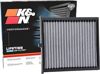 K&N LIFETIME Cabin Air Filter: Premium, Washable, Clean Air for your Cabin: Compatible with 2012-2025 Mazda: 3, 6, CX-5, VF2056