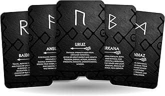 Ibiza Tarot Runes Oracle - Nordic Deck for Fortune Telling | Authentic 24-Card Oracle Experience