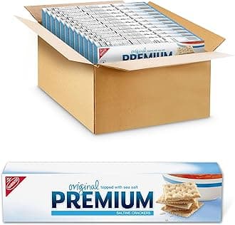 Premium Original Saltine Cookies, 12 to 4 Ounce Boxes