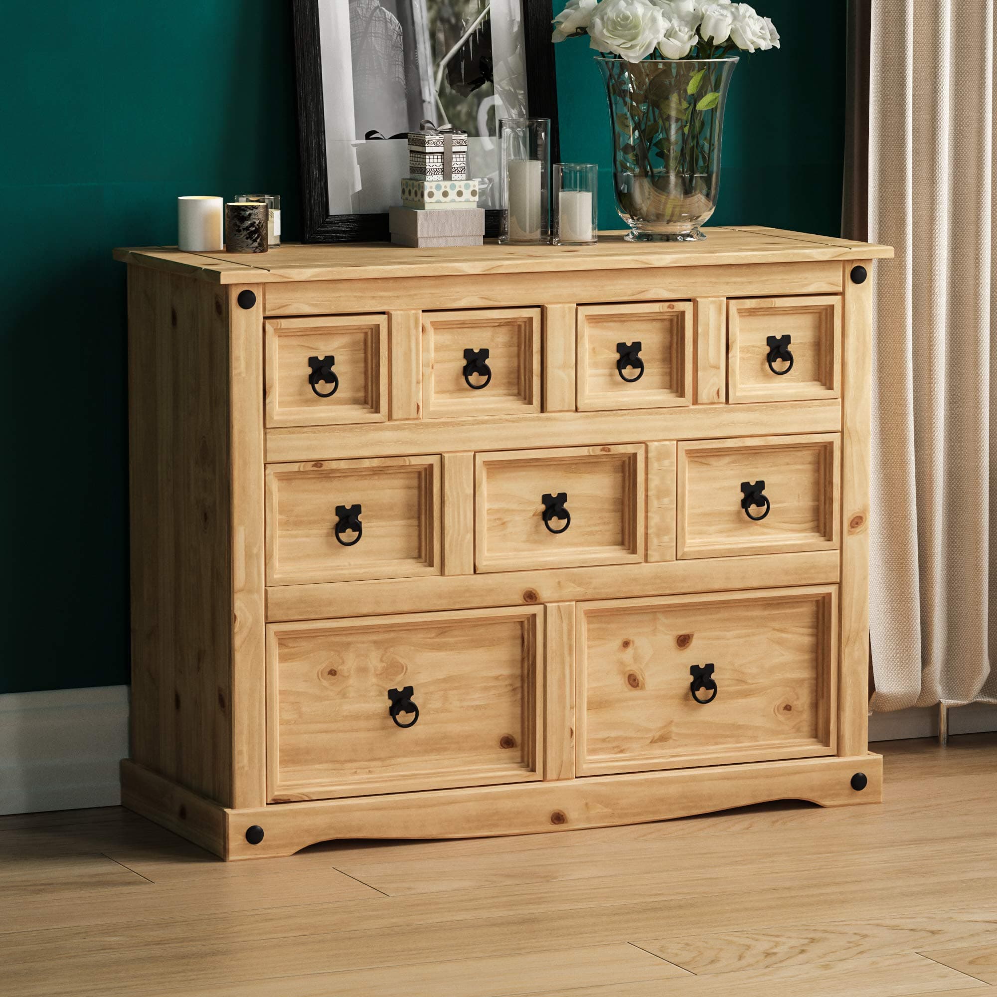 4+3+2 Drawer Merchant Chest