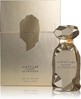 MAHD AL DHAHAB Luxury Unisex Perfume - Dazzling Citrus & Amber Oud Essence - 100ml Eau de Parfum - All-Day Luminosity - Signature Blend of Contrasts(MAHD AL DHAHAB)