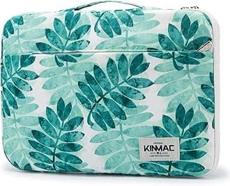 Kinmac 360 Degree Protective Waterproof Laptop Case Bag Sleeve with Handle (11.6 inch-12.5 inch, Olive Leaf)