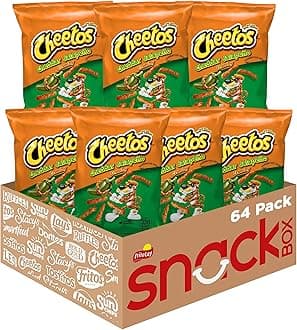 Cheese Flavored Snacks, Cheddar Jalapeno Crunchy, 2 Ounce (Pack of 64)