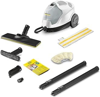 Kärcher SC 4 EasyFix steam cleaner, pressure: 3.5 bar, heating: 4 min., power: 2000 W, yield: 100 m², system of 2 tanks: 0.5l + 0.8l, EasyFix cleaning kit, nozzles and covers